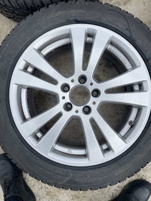 Jante R17 Mercedes cu cauciucuri de iarna compatibile VW Skoda Audi