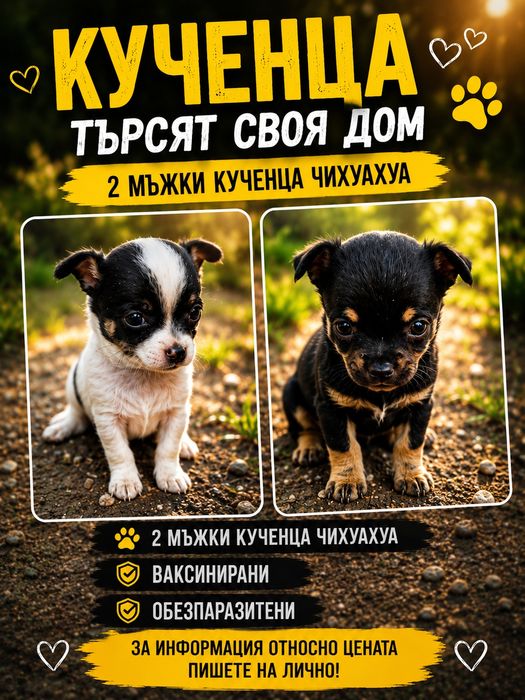 Кученца Чихуахуа мъжки