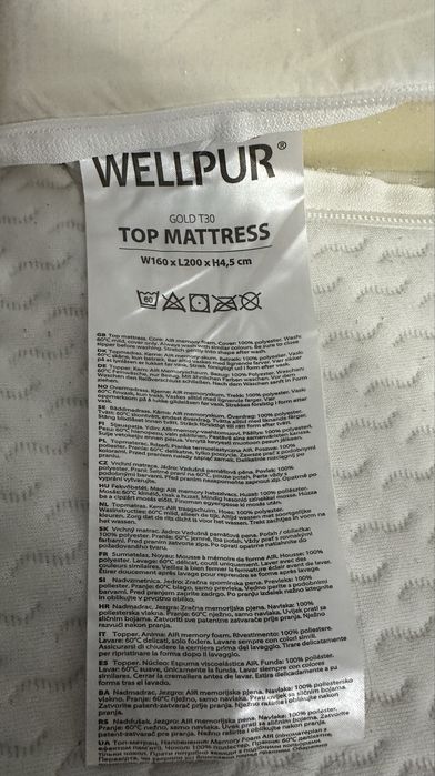 Topper Wellpur 160/200