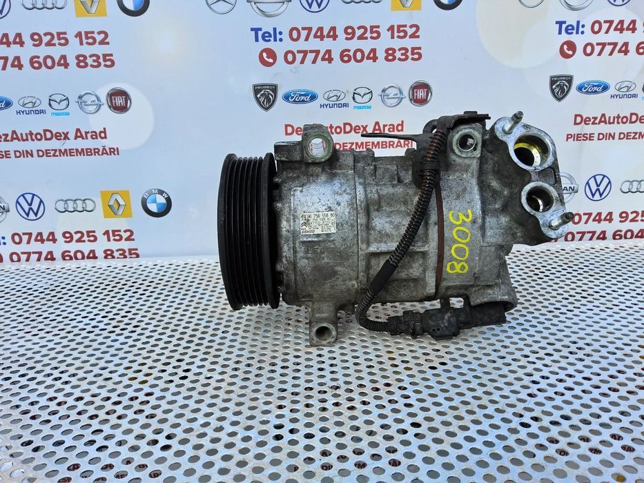 Compresor clima Peugeot 1.6 3008 306 cod 9675655880 Citroen c4 c5 508 5008 1.2 cactus 208 2008