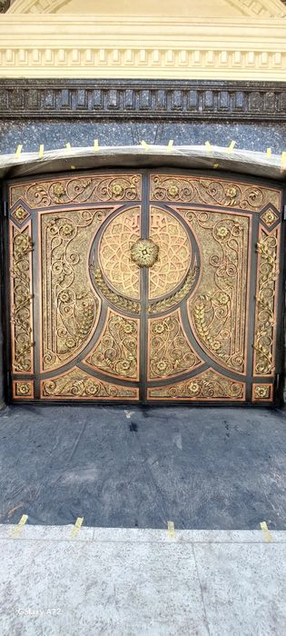 Дарваза Ворота Акфа  краска киламиз.