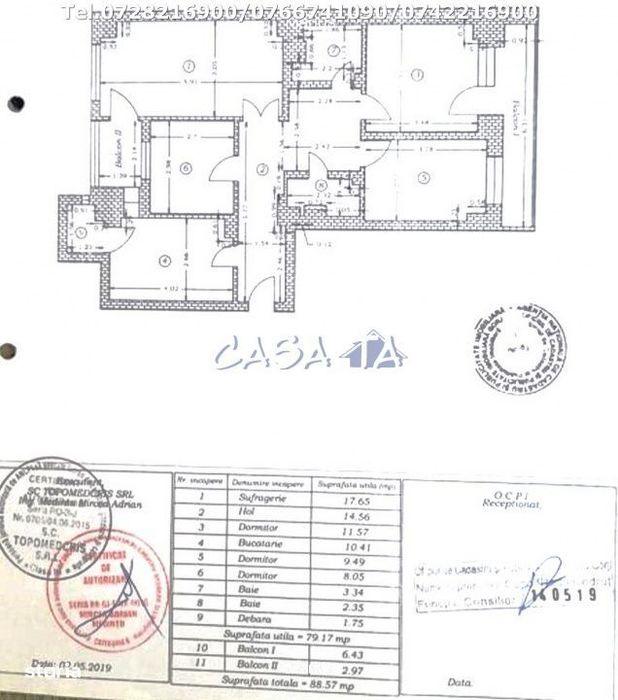 Apartament 4 camere, situat in Targu Jiu, Bld C-tin Brancusi (Ultracen