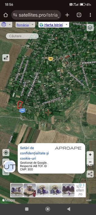 Vând Teren Intravilan ,Comuna Istria ,jud.Constanta