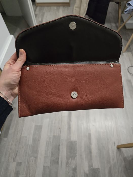 Geanta plic elegant maro