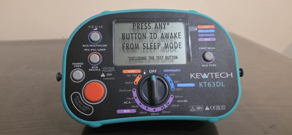 Kewtech KT63DL Multifunction 5 in 1 Tester
