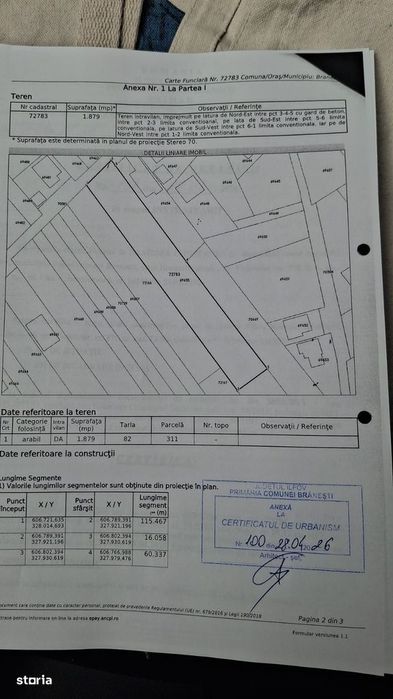 Teren Intravilan Branesti Ilfov langa padure si lac