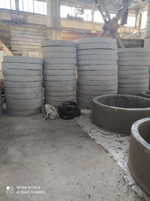 ЖБИ.Канализационные кольца всех размеров . ФБС блоки всех размеров.