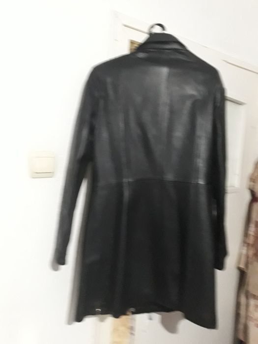 Дамско кожено манто от естествена кожа