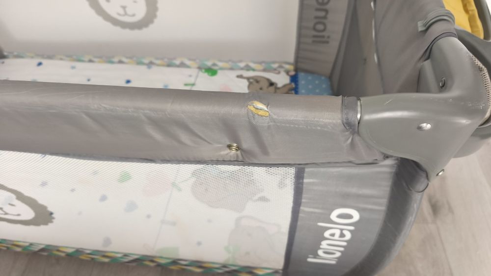 Pătuț pliabil Lionelo Sven + saltea