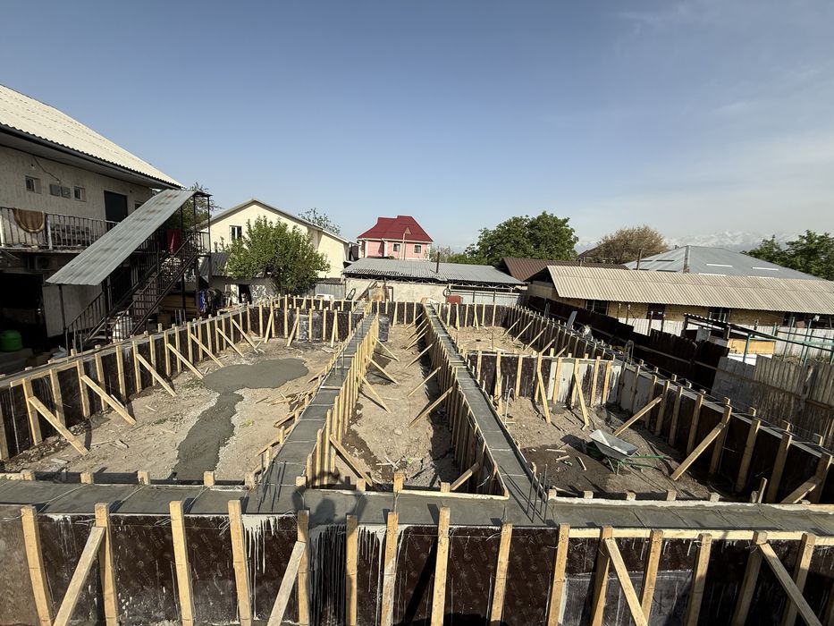 Фундамент Опалубка Бетон