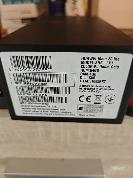 Huawei Mate 20 Lite Gold