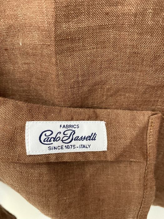 Camasa Canali 100% Linen | Țesatura Carlo Biassetti