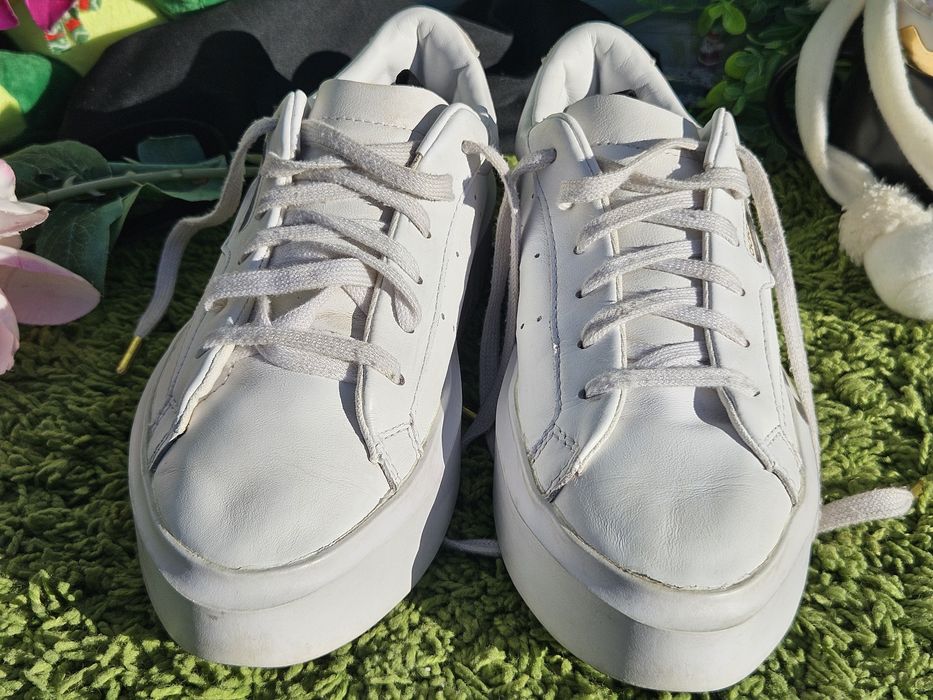 Adidas Sleek кецове от кожа N39,5