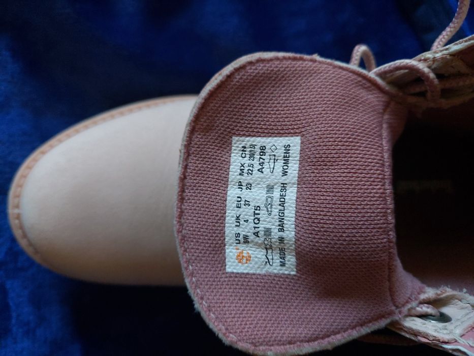 Ghete Timberland Roz prăfuit