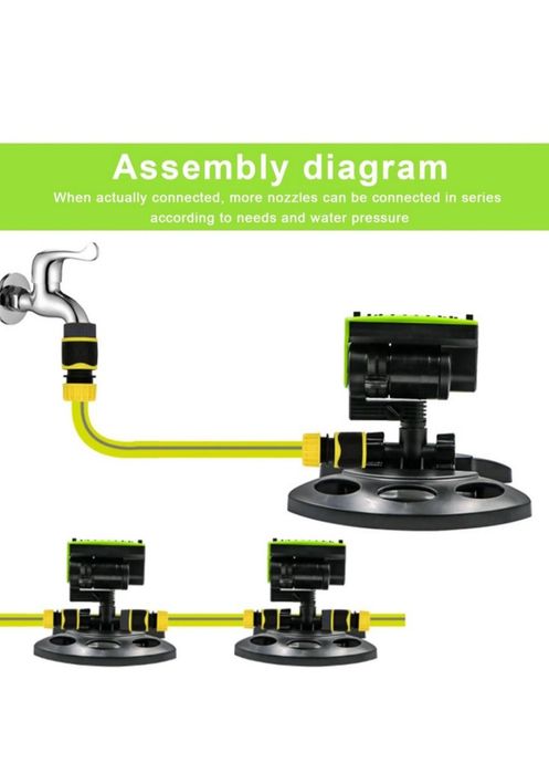 Градинска пръскачка, 25.3x18.5cm, пластмаса, въртене на 180 градуса, р