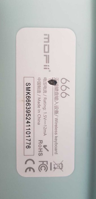 Tastatura MOFII 666 albastra