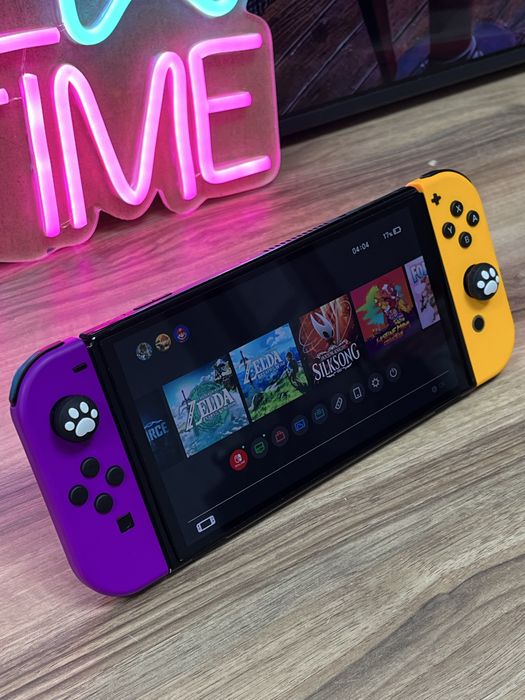 Прошитая Nintendo Switch Oled 256Gb с играми