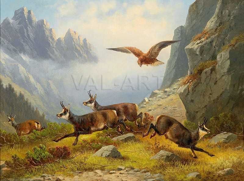 Репродукции на картини /ловни/ Мориц Мюлер (1841-1899)