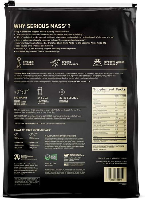 ON - Serious Mass 5,4kg Amerika