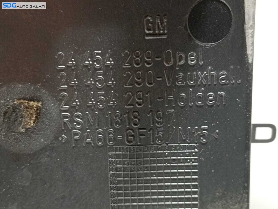 Capac Protectie Antifonare Motor Opel Zafira A 2.2 DTI 1999 - 2005 Cod 24454289 24454290 24454291 [M3971]