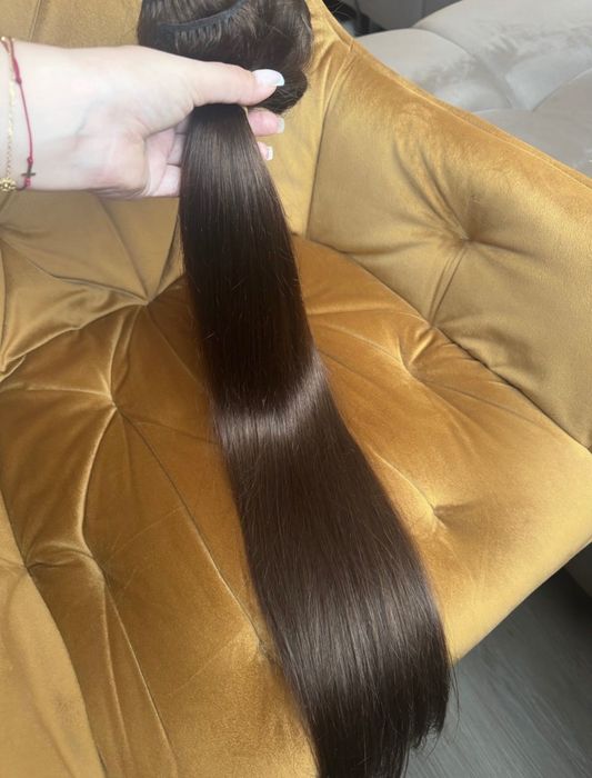 Естествена руска коса 200гр/60см