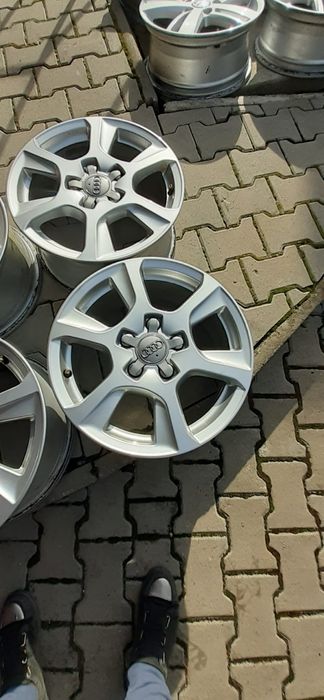 4 jante aliaj 5x112 R16 originale Audi A3 A4 A6