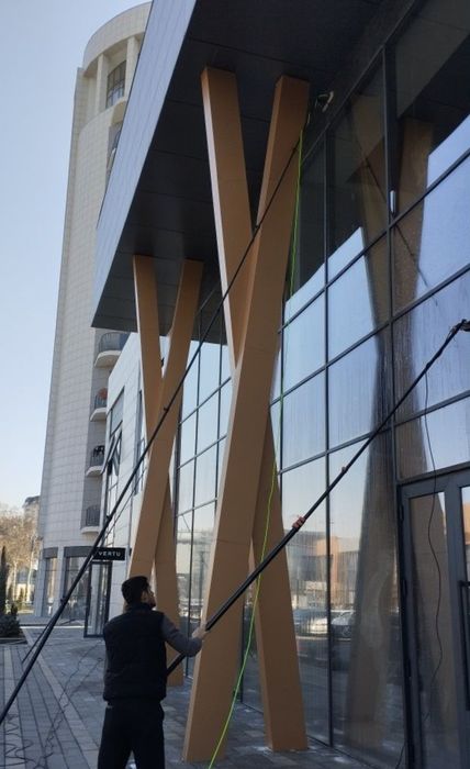 Клининг хизмати фасад ювиш паталог тозалаш брусчатка ювиш бассейн