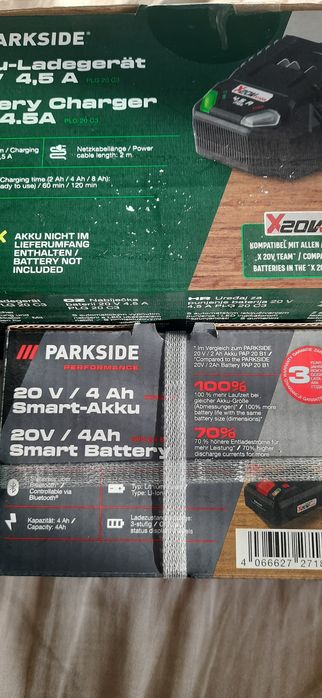 Set Incarcator +acumulator smart parkside