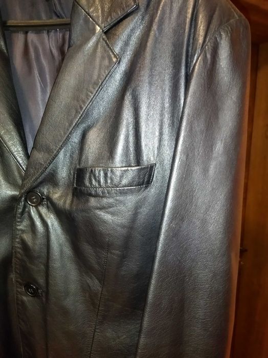 Мъжко кожено сако телешка кожа