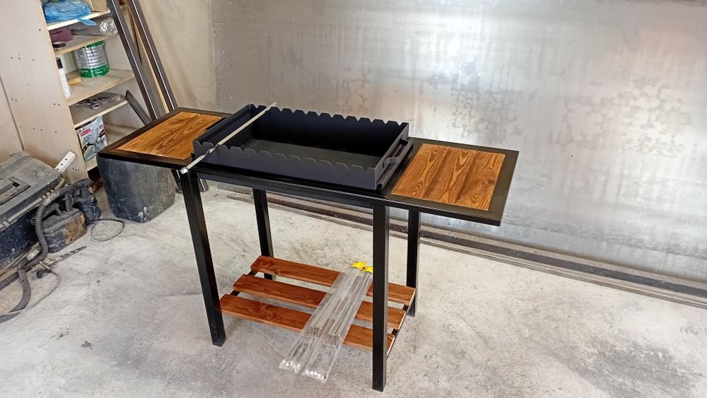 Мангал в стиле лофт