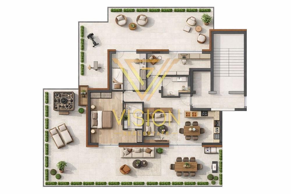 Продава се Тристаен апартамент в София, Манастирски ливади - 126 кв.м за 1680 €/кв.м - Снимка #2