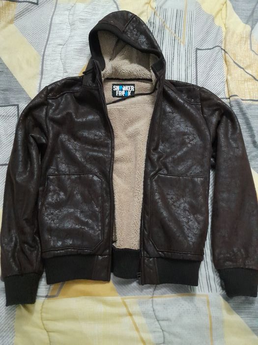 mads norgaad-естествена кожа яке(M размер);SNEAKER FREAK-яке(M разме