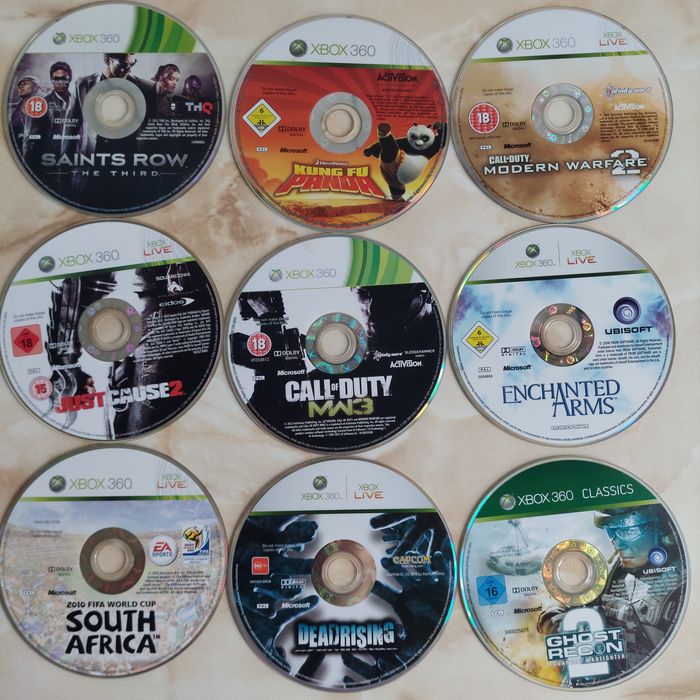 [Xbox360] Vând 39 discuri cu jocuri originale pentru Xbox 360 //poze reale