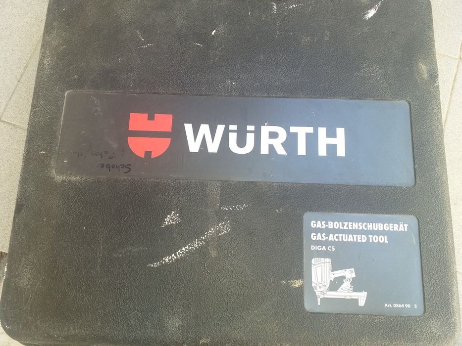 Пистолет за директен монтаж (коване) в дърво, бетон и метал Вюрт