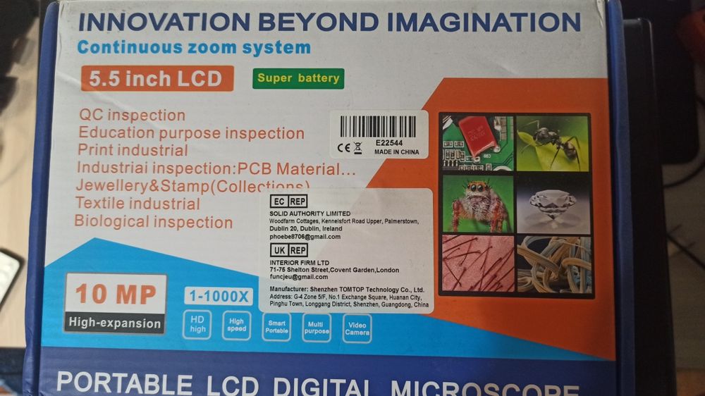 Продам микроскоп для учебы или ремонта элекроники