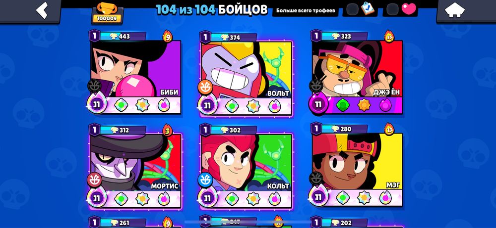 Аккаунт в Brawl Stars