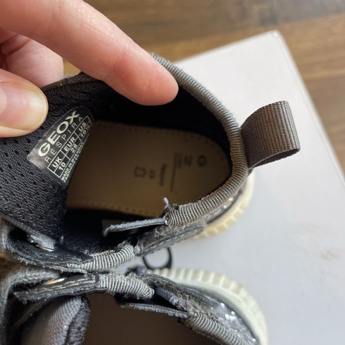 Sneakers Geox argintii marimea 28