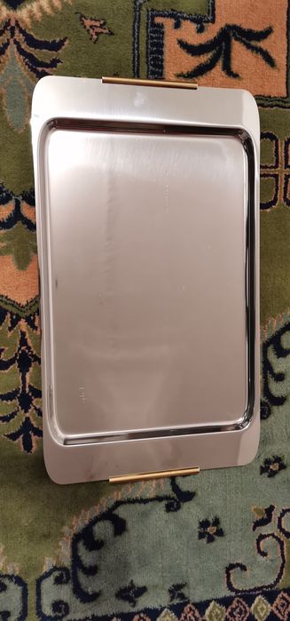 Zepter tavă servit aur inox