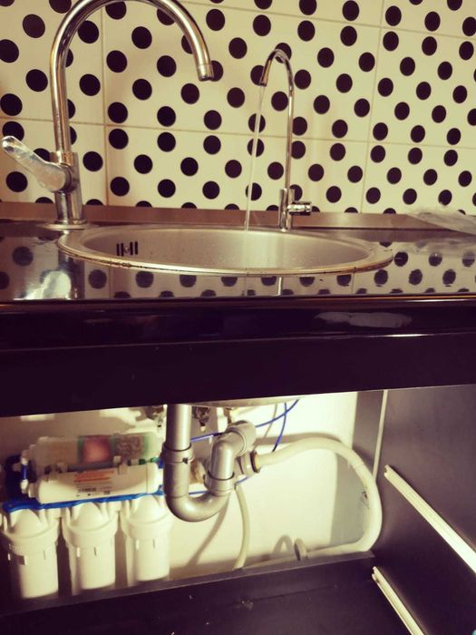 Sistem de ultrafiltrare, scapa de carat baxuri cu apa, stat la cozi