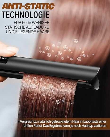 Преса за коса BESTOPE MIX 25мм за къдрици и изправяне 2в1 керамично покритие LCD дисплей