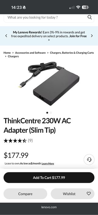 Lenovo AC Power Supply Adapter 230W