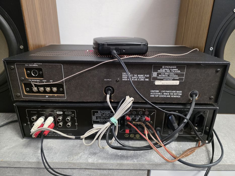 Amplificator Pioneer SA-410 +tuner TX-410L în stare perfectă (ca nou)