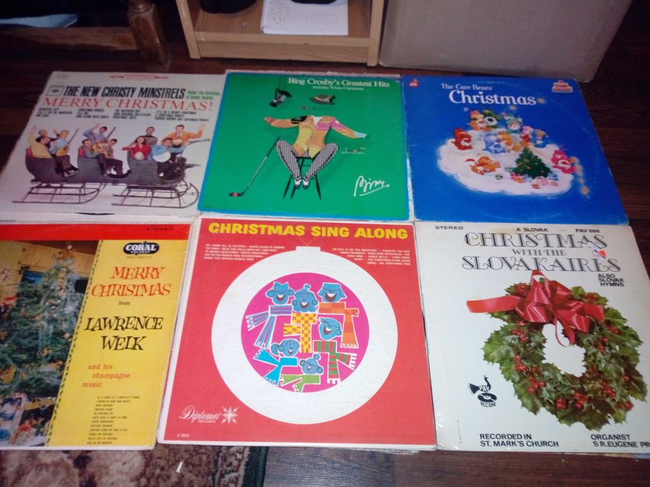Discuri vinil de craciun  limba engleza  colinde ,cantece  stare ca nou