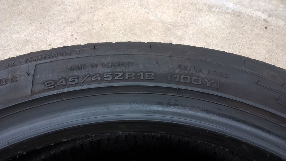 O anvelopa de vara 245 45 18 dunlop sport maxx RT2 profil 7 mm