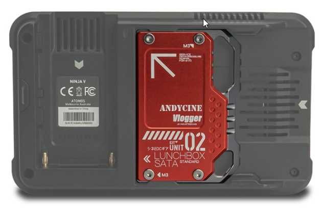 Pachet Andycine Lunchbox plus SSD 870EVO 1TB, pentru Atomos Ninja,V,V+