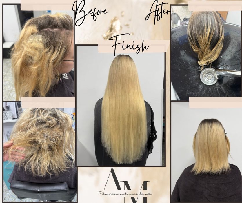 Aplic extensii de par