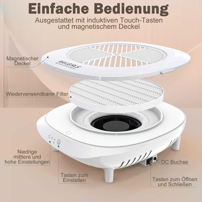 Професионална електрическа резачка за нокти -колектор Nailgirls