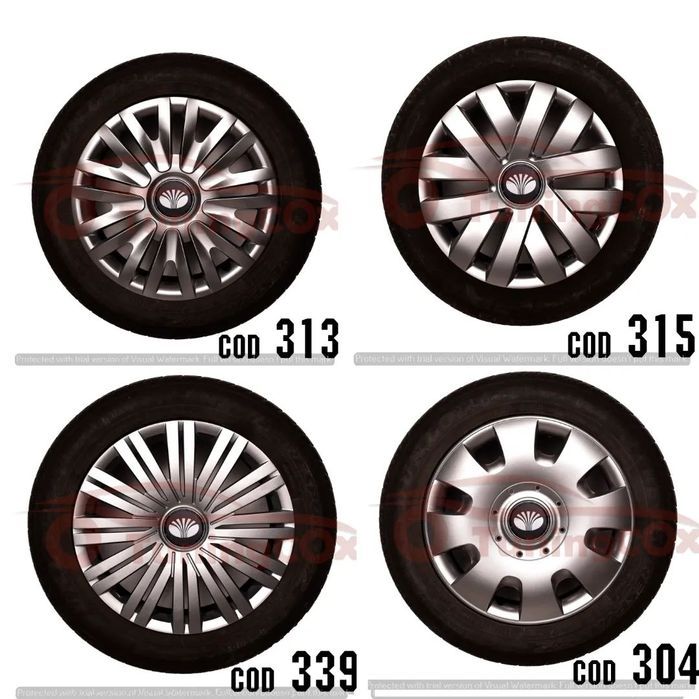 capace roti daewoo r15  la set de 4 buc ,capace janata aliaj