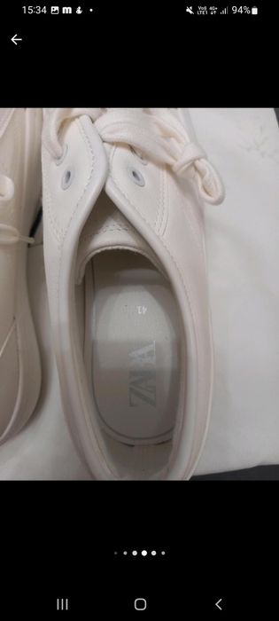 Кеды белые ZARA оригинал