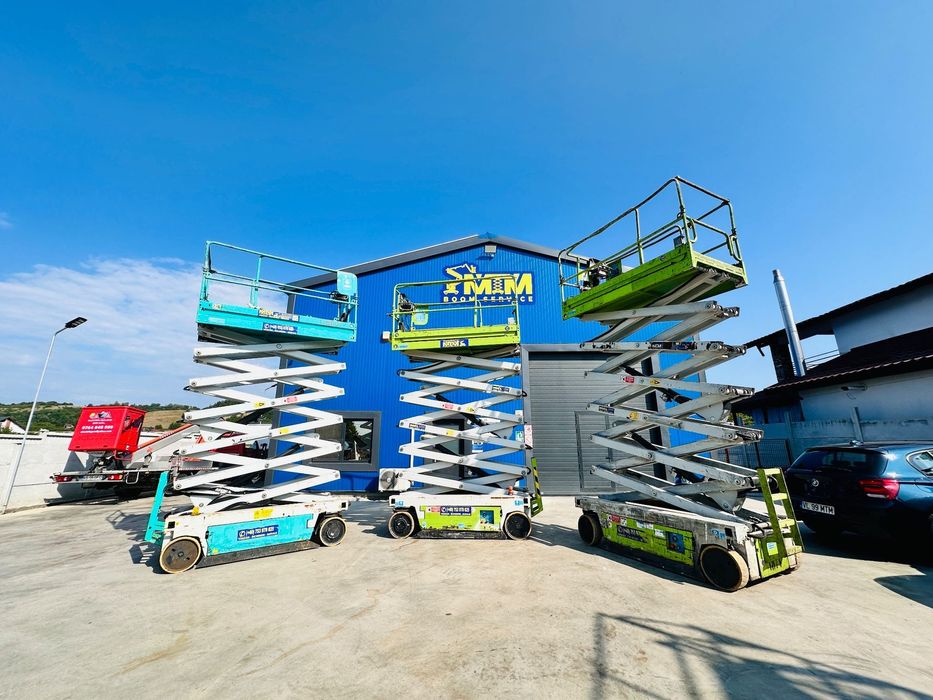 Iteco Nacela foarfeca electrica 14 m -6900 euro  Bucuresti Deva Alba Valcea Pitesti Sibiu Craiova Tg Jiu Drobeta Turnu Severin